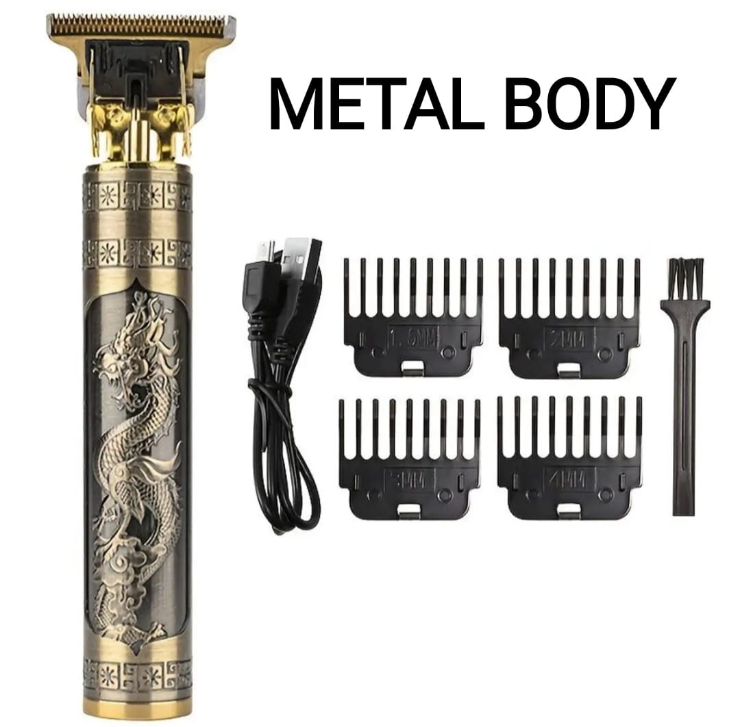 Professional T9 Trimmer Metal Shaver Mens Cordless Hair Beard Trimmer ...